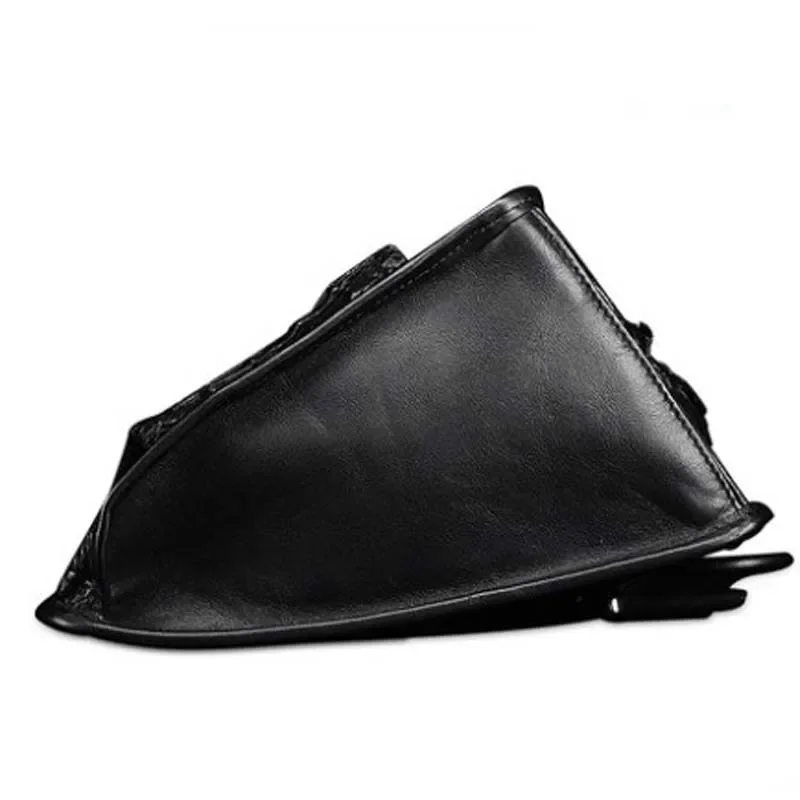 langhao new style Chest bag crocodile leather male Chest package Commercial package male leisure Male breast package men bag - Image 3