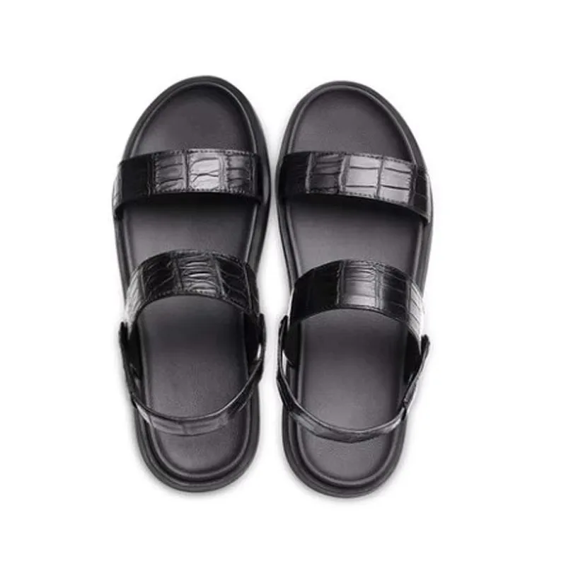 ouluoer summer new men sandals leisure slippers male foot wear outside men sandals tide - Image 2