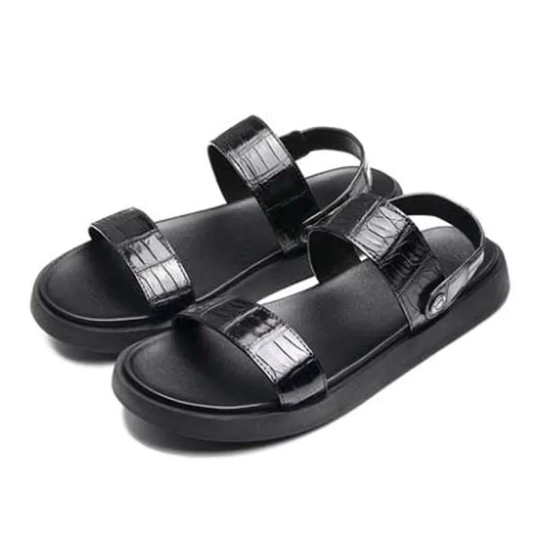 ouluoer summer new men sandals leisure slippers male foot wear outside men sandals tide